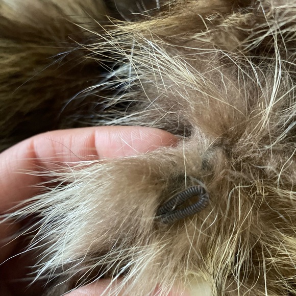 Vintage brown multi Fur Coat - Picture 11 of 11